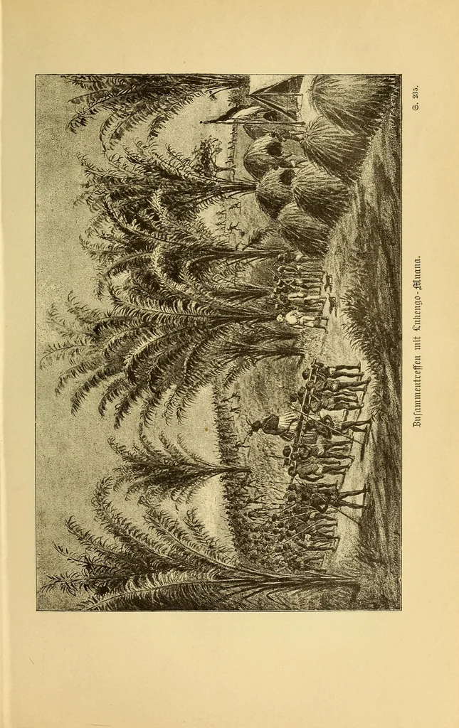An illustration from Im Innern Afrikas : die Erforschung des Kassai während der Jahre 1883, 1884 und 1885, 1891, leaf 277