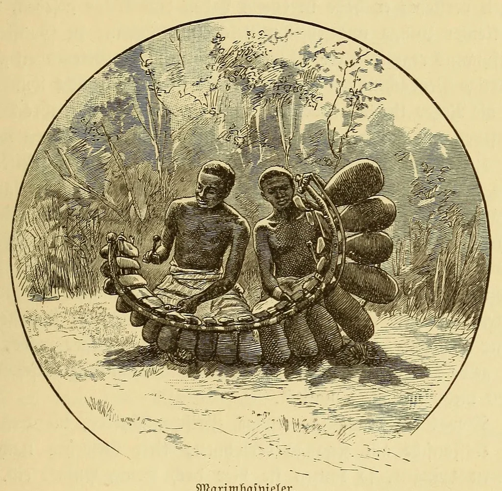 An illustration from Im Innern Afrikas : die Erforschung des Kassai während der Jahre 1883, 1884 und 1885, 1891, leaf 45