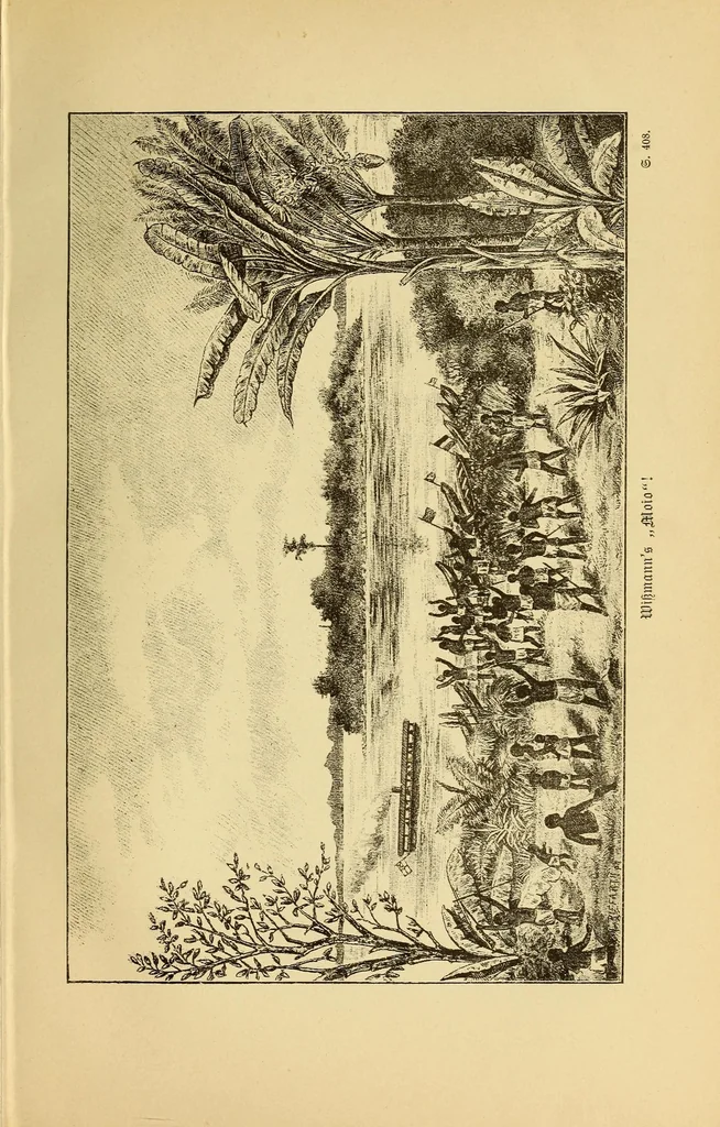 An illustration from Im Innern Afrikas : die Erforschung des Kassai während der Jahre 1883, 1884 und 1885, 1891, leaf 471