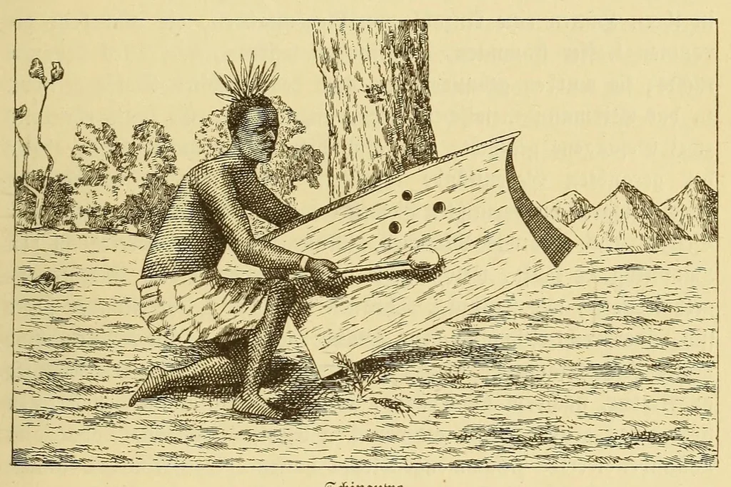 An illustration from Im Innern Afrikas : die Erforschung des Kassai während der Jahre 1883, 1884 und 1885, 1891, leaf 85