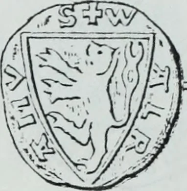 An illustration from Imitations des monnaies au type esterlin frappées en Europe pendante le XIIIe et le XIVe siècle, 1871, leaf 13