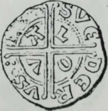 An illustration from Imitations des monnaies au type esterlin frappées en Europe pendante le XIIIe et le XIVe siècle, 1871, leaf 16