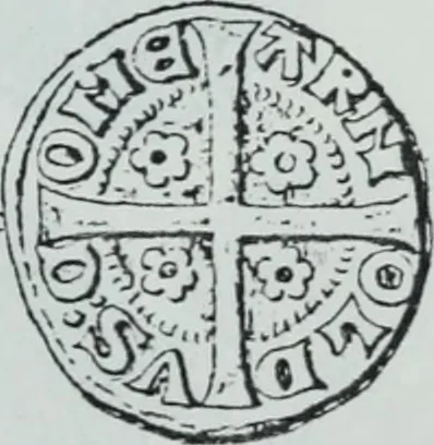 An illustration from Imitations des monnaies au type esterlin frappées en Europe pendante le XIIIe et le XIVe siècle, 1871, leaf 18