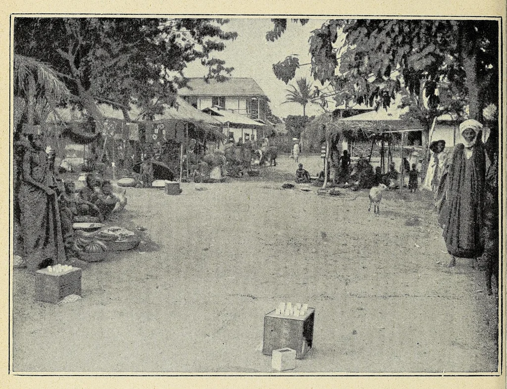 An illustration from Im Lande des Fetisches : ein Lebensbild als Spiegel afrikansichen Volkslebens, 1905, leaf 132