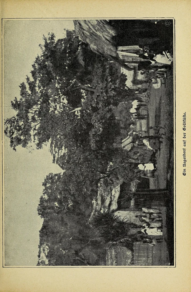 An illustration from Im Lande des Fetisches : ein Lebensbild als Spiegel afrikansichen Volkslebens, 1905, leaf 47