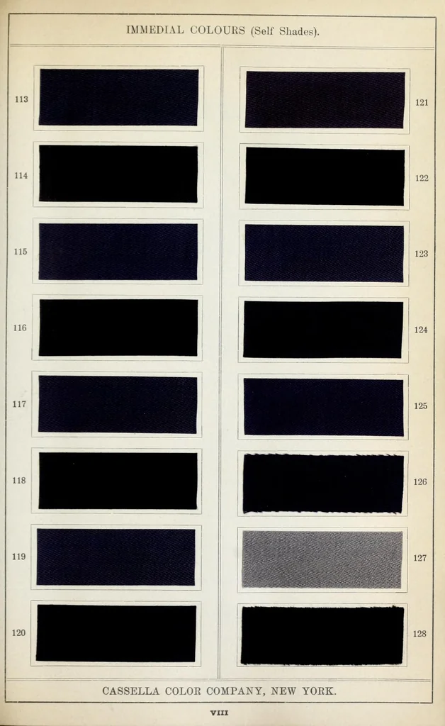 An illustration from Immedial colours on piece-goods, 1900, leaf 37