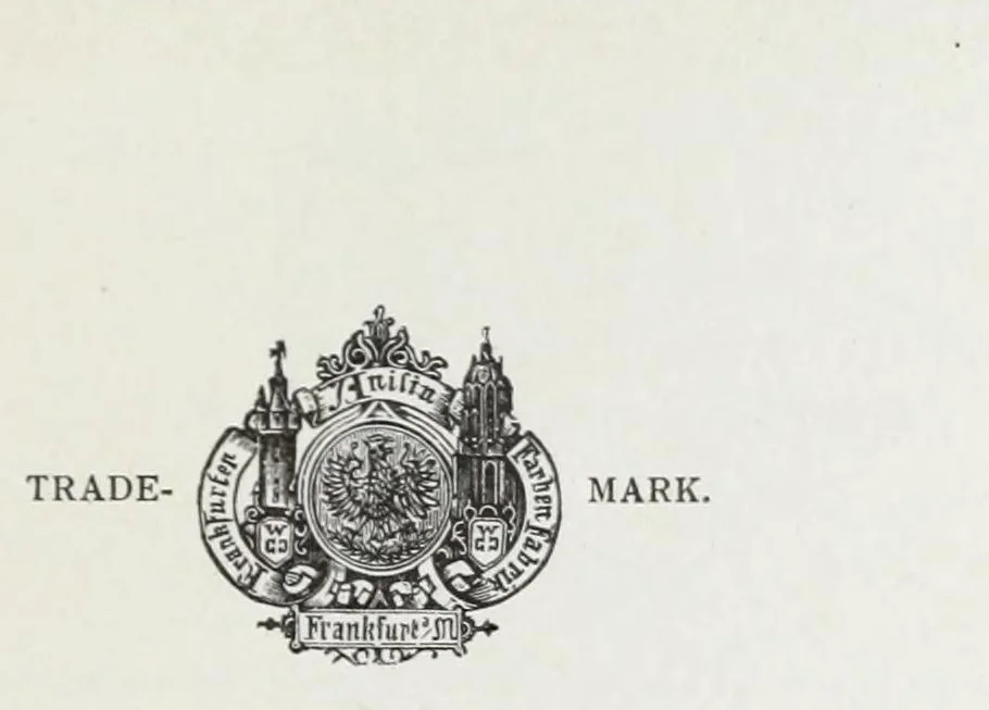 An illustration from Immedial colours on piece-goods, 1900, leaf 9