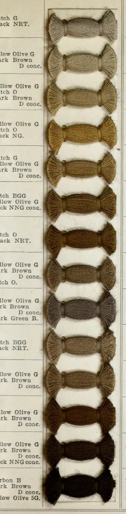 An illustration from Immedial colours on cotton yarn, 1900, leaf 33
