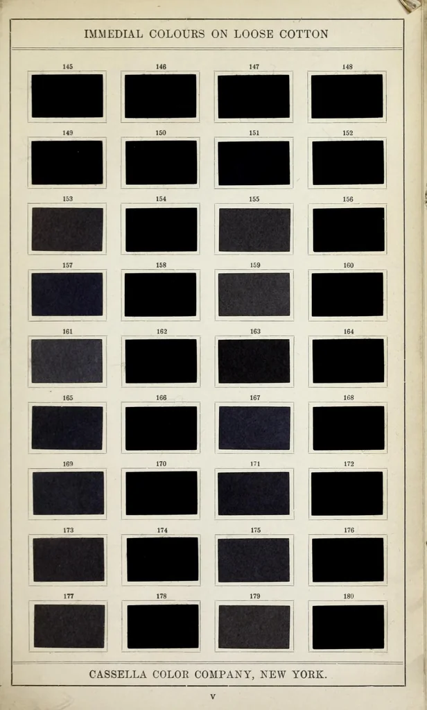 An illustration from Immedial colours on loose cotton, 1900, leaf 17