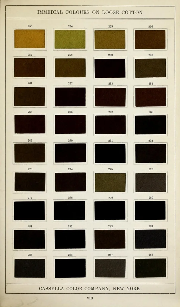 An illustration from Immedial colours on loose cotton, 1900, leaf 23