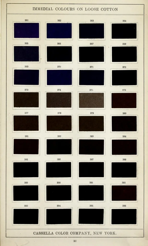 An illustration from Immedial colours on loose cotton, 1900, leaf 29