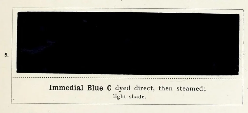 An illustration from The immedial colours and their application on cotton, 1901, leaf 117