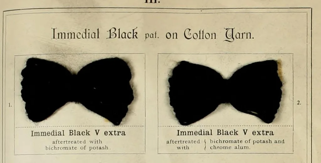 An illustration from The immedial colours and their application on cotton, 1901, leaf 121