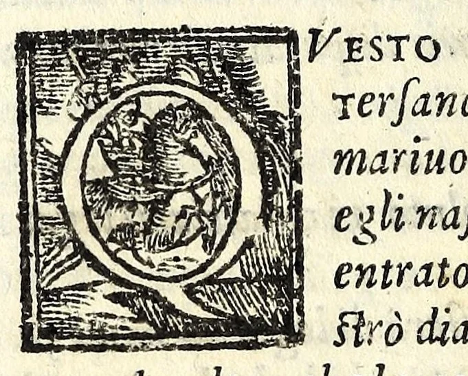 An illustration from I morti vivi : comedia, 1576, leaf 150