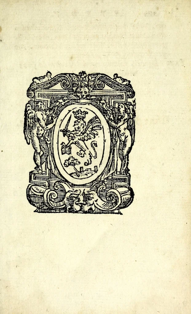 An illustration from I morti vivi : comedia, 1576, leaf 195
