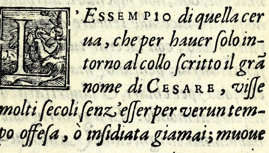 An illustration from I morti vivi : comedia, 1576, leaf 9