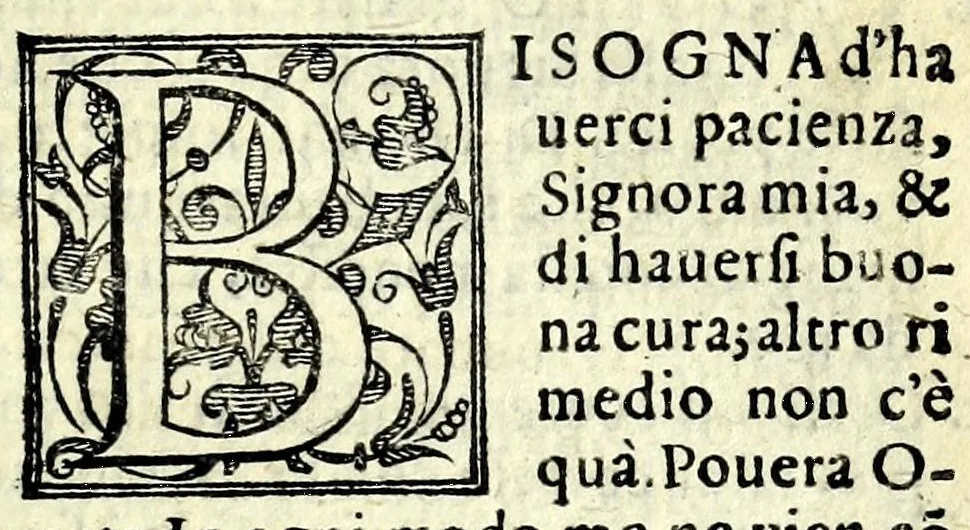 An illustration from I morti vivi : comedia, 1578, leaf 123