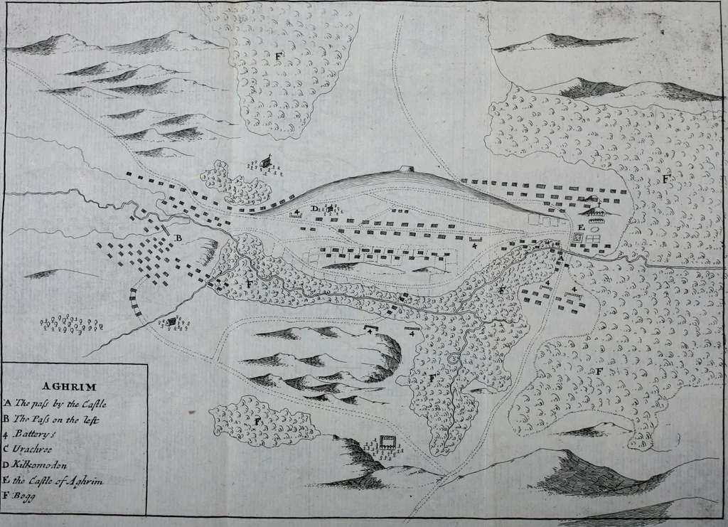 An illustration from An impartial history of the wars of Ireland, with a continuation thereof, 1693, leaf 365