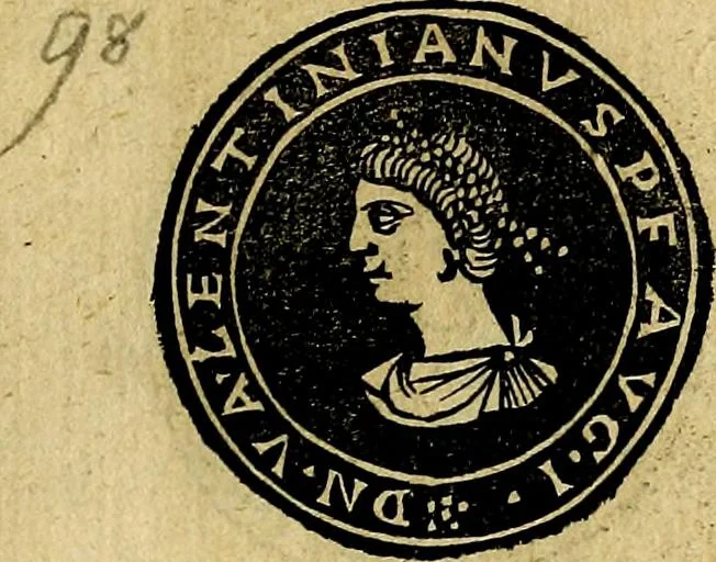 An illustration from Imperatorum et Caesarum vitæ, cum inaginibus ad vivam effigiem expressis. Libellus auctus cum elencho & iconijs consulum ab authore, 1534, leaf 132