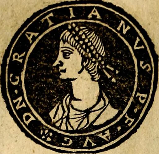 An illustration from Imperatorum et Caesarum vitæ, cum inaginibus ad vivam effigiem expressis. Libellus auctus cum elencho & iconijs consulum ab authore, 1534, leaf 133