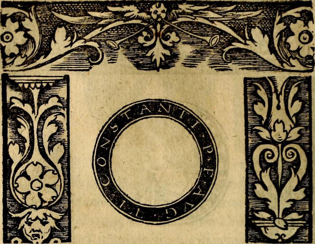 An illustration from Imperatorum et Caesarum vitæ, cum inaginibus ad vivam effigiem expressis. Libellus auctus cum elencho & iconijs consulum ab authore, 1534, leaf 145