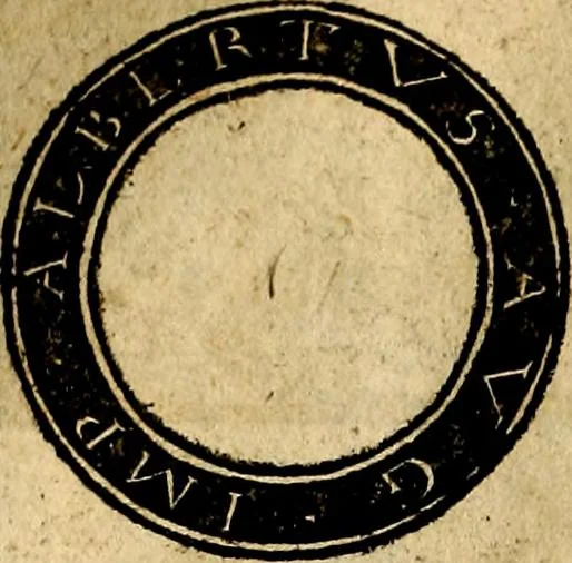 An illustration from Imperatorum et Caesarum vitæ, cum inaginibus ad vivam effigiem expressis. Libellus auctus cum elencho & iconijs consulum ab authore, 1534, leaf 185
