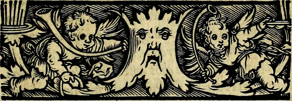 An illustration from Imperatorum et Caesarum vitæ, cum inaginibus ad vivam effigiem expressis. Libellus auctus cum elencho & iconijs consulum ab authore, 1534, leaf 192