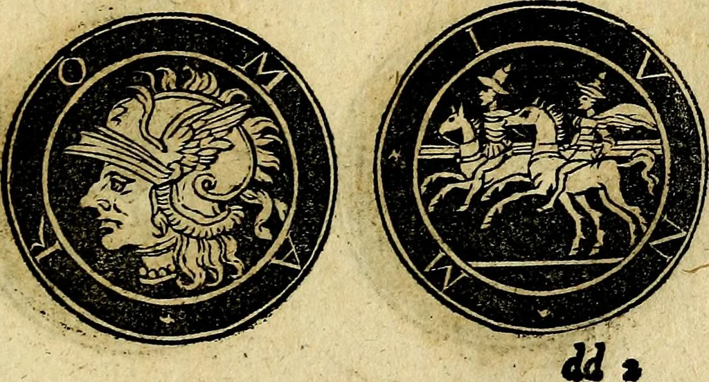 An illustration from Imperatorum et Caesarum vitæ, cum inaginibus ad vivam effigiem expressis. Libellus auctus cum elencho & iconijs consulum ab authore, 1534, leaf 226