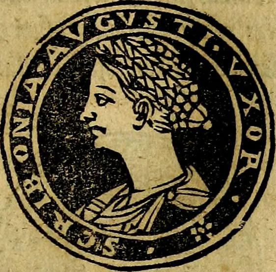 An illustration from Imperatorum et Caesarum vitæ, cum inaginibus ad vivam effigiem expressis. Libellus auctus cum elencho & iconijs consulum ab authore, 1534, leaf 28