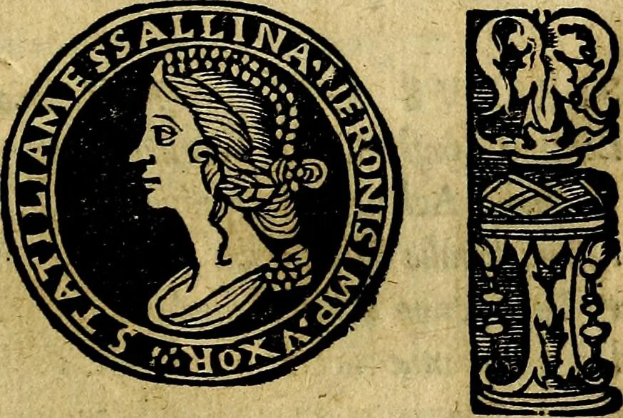 An illustration from Imperatorum et Caesarum vitæ, cum inaginibus ad vivam effigiem expressis. Libellus auctus cum elencho & iconijs consulum ab authore, 1534, leaf 48