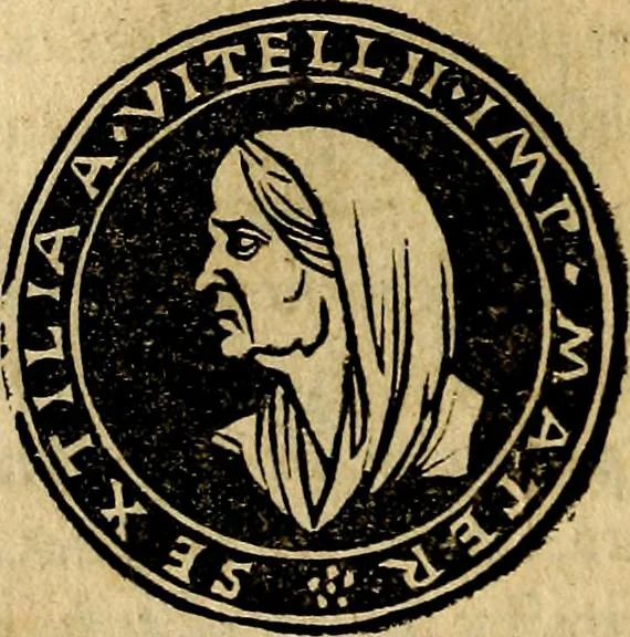 An illustration from Imperatorum et Caesarum vitæ, cum inaginibus ad vivam effigiem expressis. Libellus auctus cum elencho & iconijs consulum ab authore, 1534, leaf 55