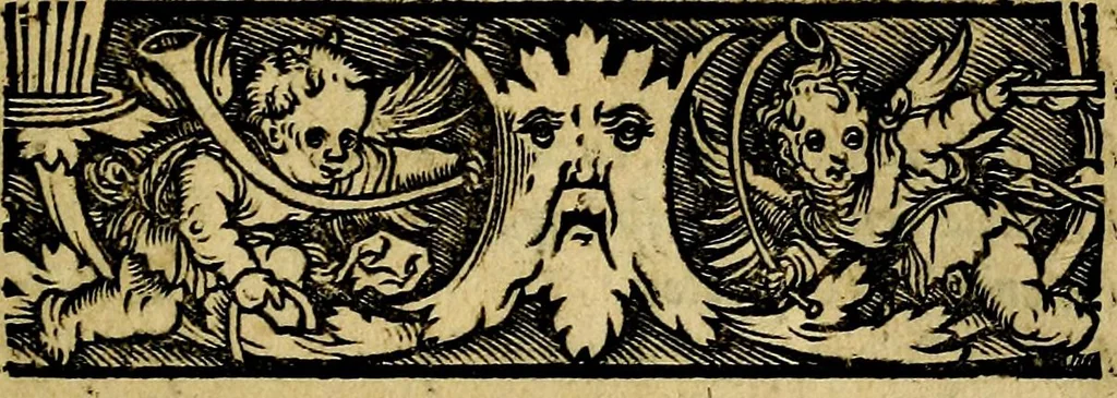 An illustration from Imperatorum et Caesarum vitæ, cum inaginibus ad vivam effigiem expressis. Libellus auctus cum elencho & iconijs consulum ab authore, 1534, leaf 6