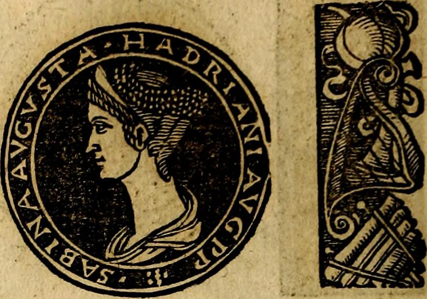 An illustration from Imperatorum et Caesarum vitæ, cum inaginibus ad vivam effigiem expressis. Libellus auctus cum elencho & iconijs consulum ab authore, 1534, leaf 71