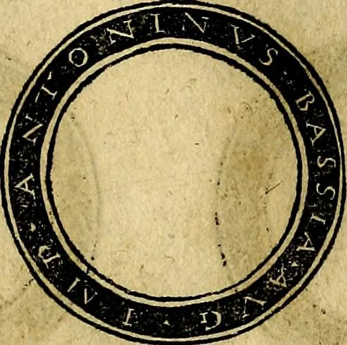 An illustration from Imperatorum et Caesarum vitæ, cum inaginibus ad vivam effigiem expressis. Libellus auctus cum elencho & iconijs consulum ab authore, 1534, leaf 86