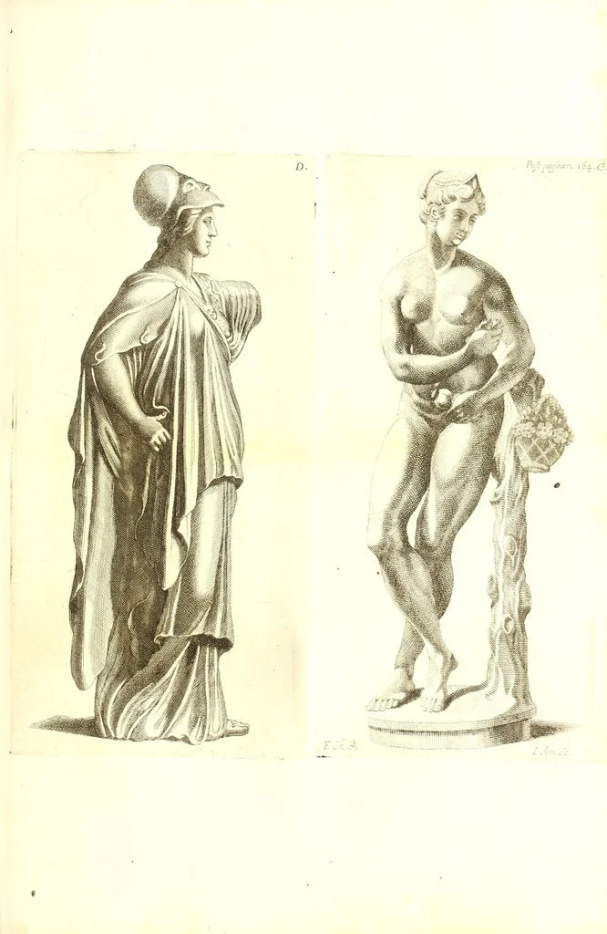 An illustration from Imperatorum romanorum numismata ex aere, mediae et minimae formae: descripta & enarrata, 1671, leaf 223
