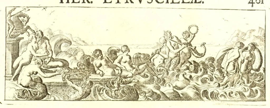 An illustration from Imperatorum romanorum numismata ex aere, mediae et minimae formae: descripta & enarrata, 1671, leaf 465