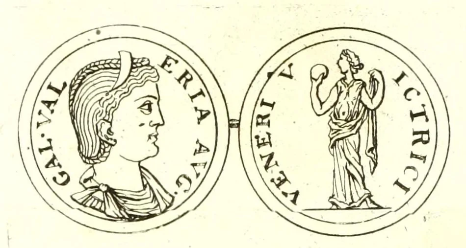 An illustration from Imperatorum romanorum numismata ex aere, mediae et minimae formae: descripta & enarrata, 1671, leaf 516