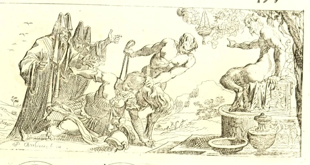 An illustration from Imperatorum romanorum numismata ex aere, mediae et minimae formae: descripta & enarrata, 1671, leaf 559