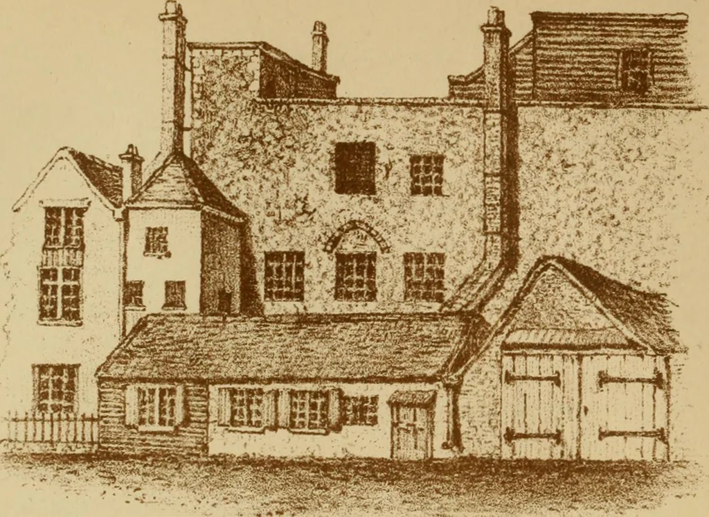 An illustration from The imperial island; England's chronicle in stone;, 1886, leaf 113