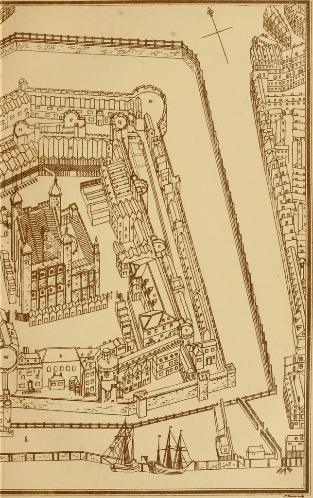 An illustration from The imperial island; England's chronicle in stone;, 1886, leaf 118