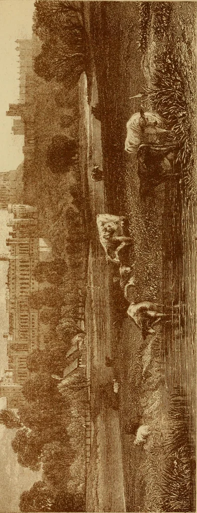 An illustration from The imperial island; England's chronicle in stone;, 1886, leaf 129