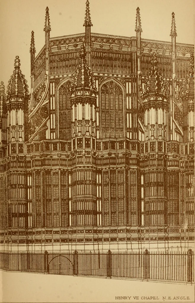 An illustration from The imperial island; England's chronicle in stone;, 1886, leaf 326