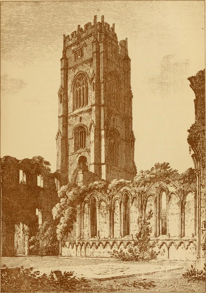An illustration from The imperial island; England's chronicle in stone;, 1886, leaf 360