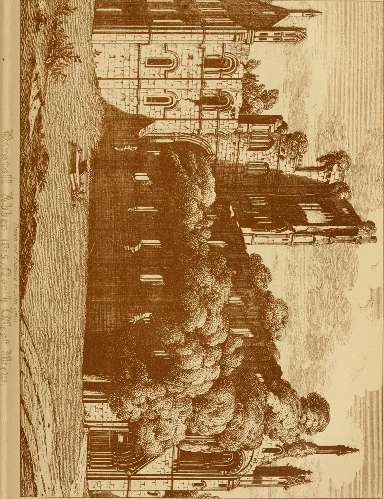An illustration from The imperial island; England's chronicle in stone;, 1886, leaf 368
