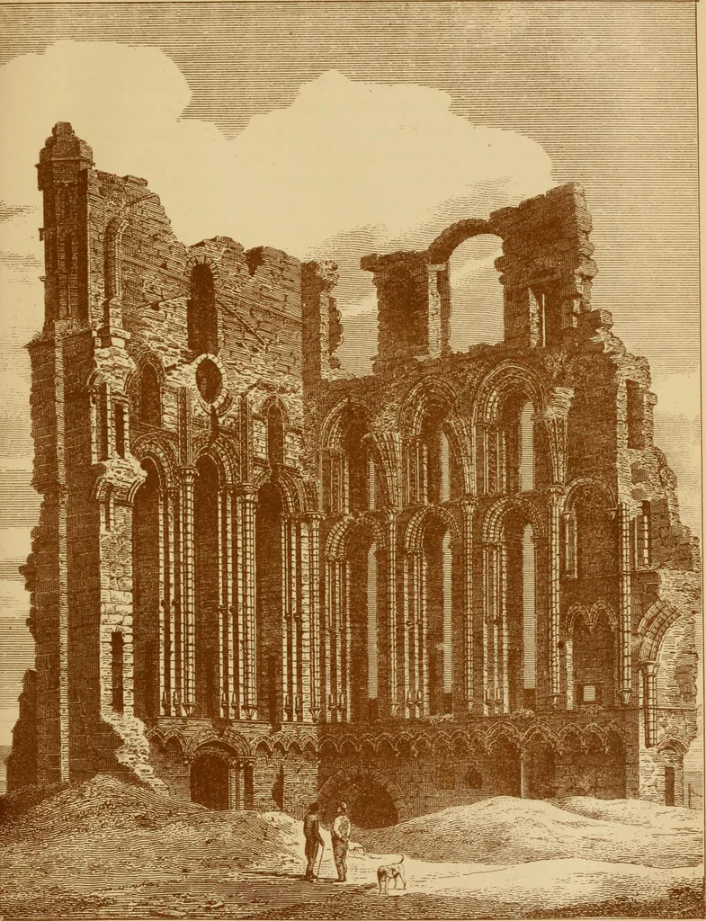 An illustration from The imperial island; England's chronicle in stone;, 1886, leaf 378