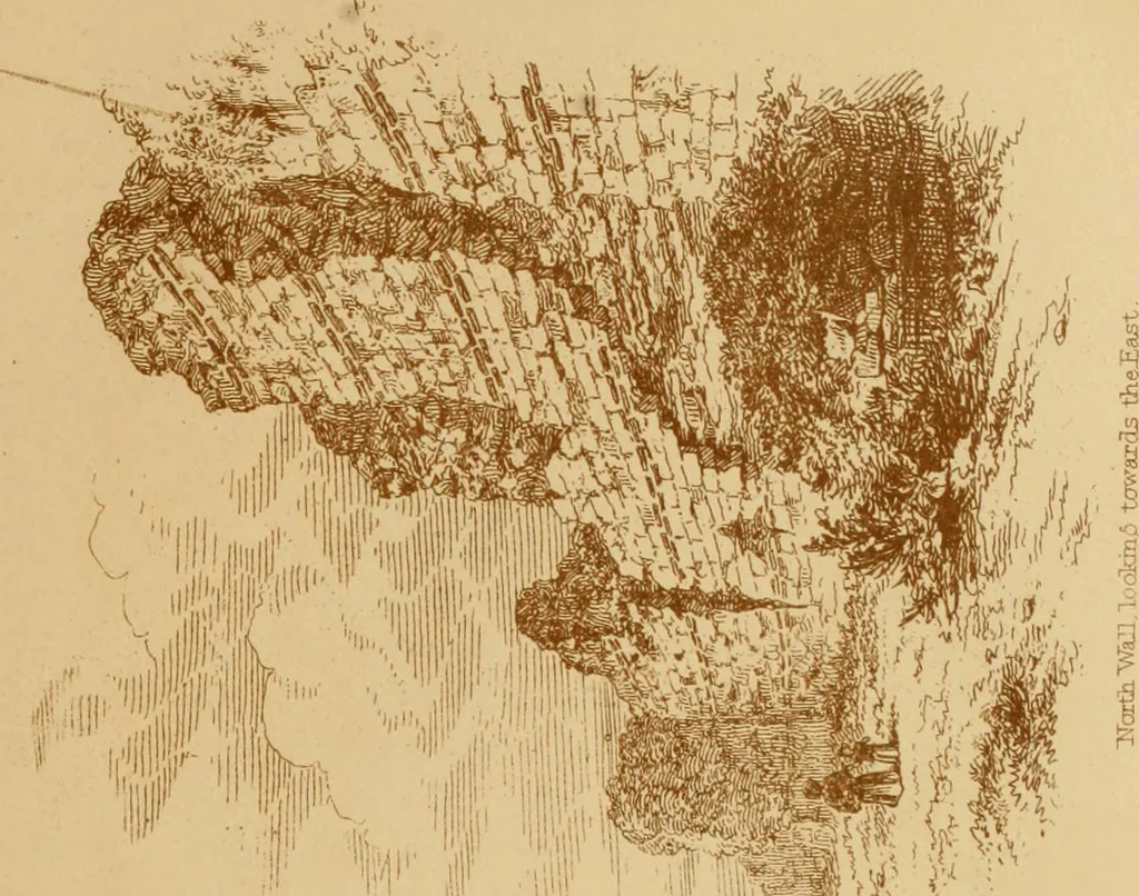 An illustration from The imperial island; England's chronicle in stone;, 1886, leaf 42