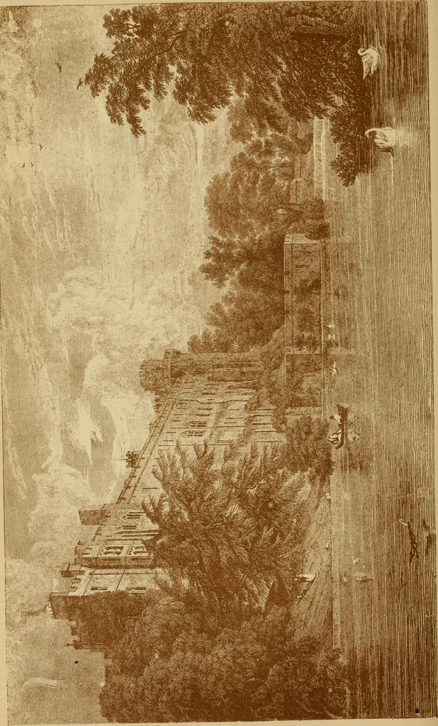 An illustration from The imperial island; England's chronicle in stone;, 1886, leaf 445