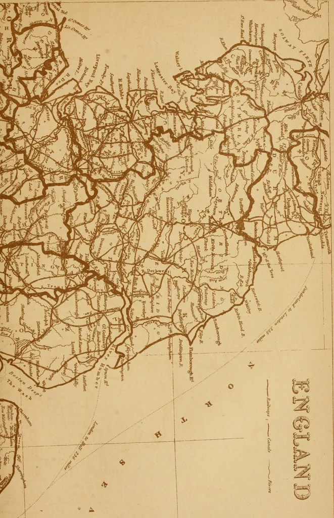 An illustration from The imperial island; England's chronicle in stone;, 1886, leaf 558