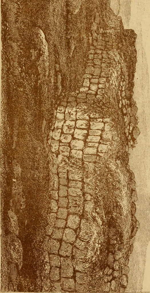 An illustration from The imperial island; England's chronicle in stone;, 1886, leaf 56