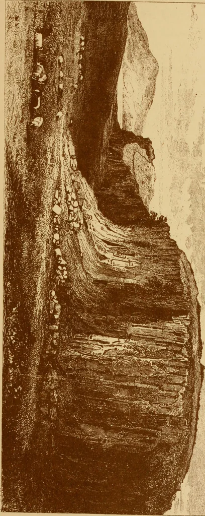 An illustration from The imperial island; England's chronicle in stone;, 1886, leaf 60